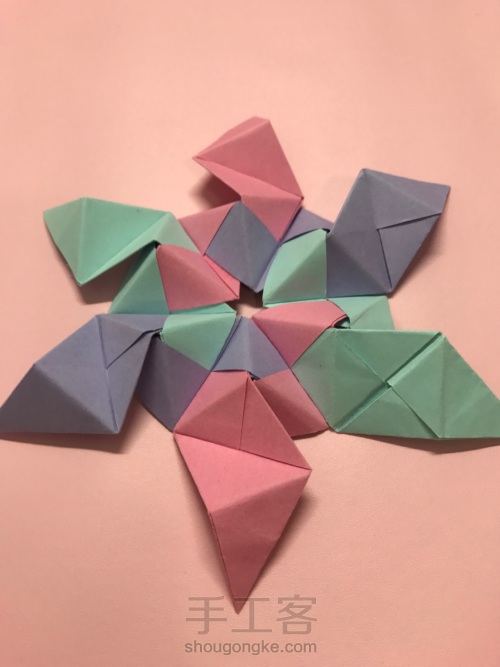组合折纸教程4 第3步