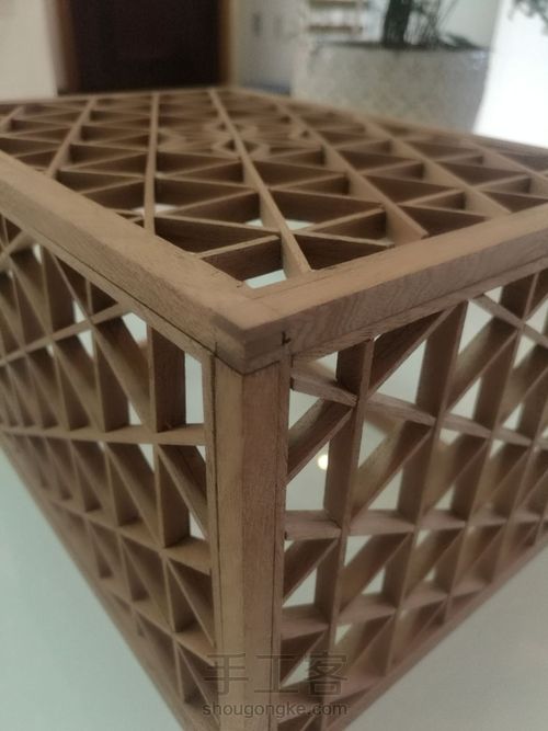 中式抽纸盒(组子细工+榫卯) 第1步