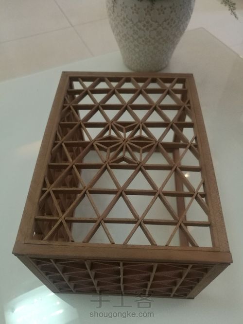 中式抽纸盒(组子细工＋榫卯） 第4步