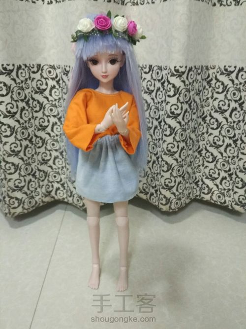 【相思染】【纸样】教你如何画娃衣纸样 第2步