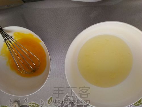 纸杯戚风蛋糕 第2步