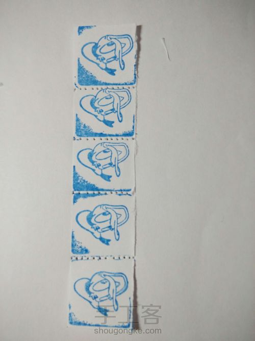 邮票制作 第8步