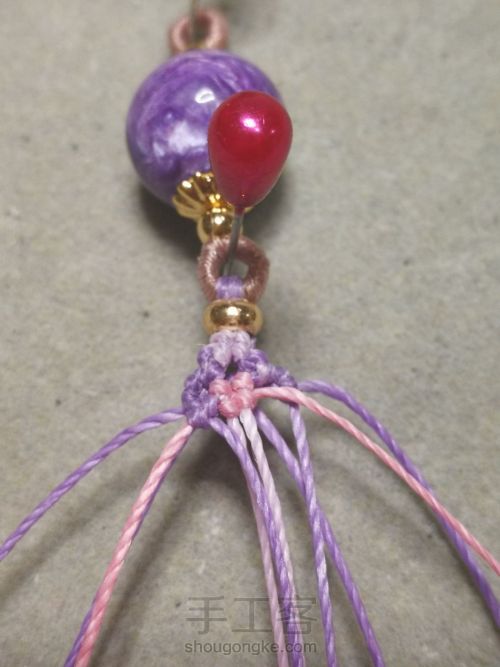 紫龙晶单珠手绳 第17步