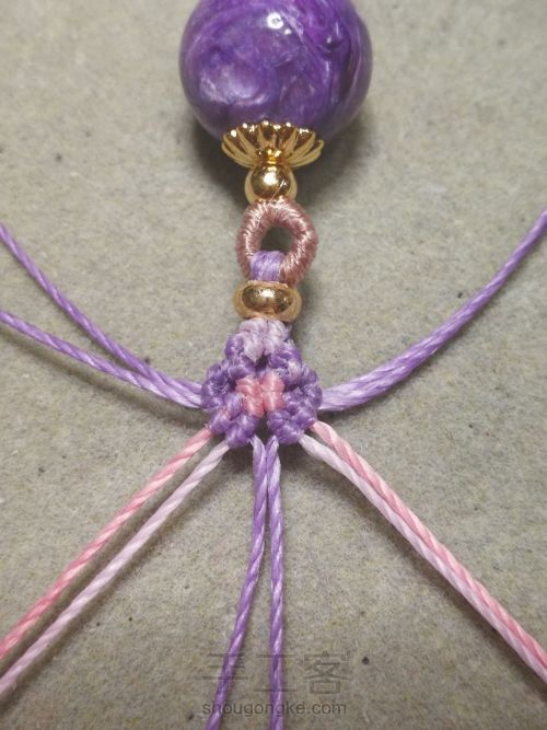 紫龙晶单珠手绳 第20步