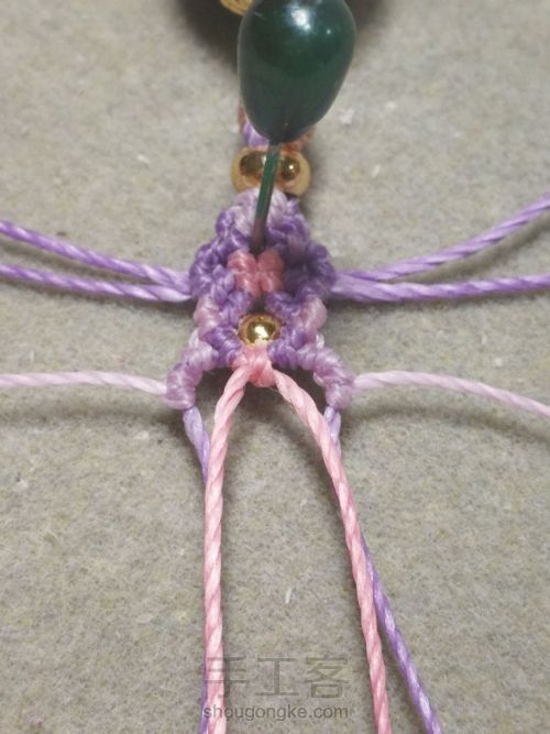 紫龙晶单珠手绳 第26步