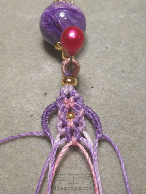 紫龙晶单珠手绳 第30步