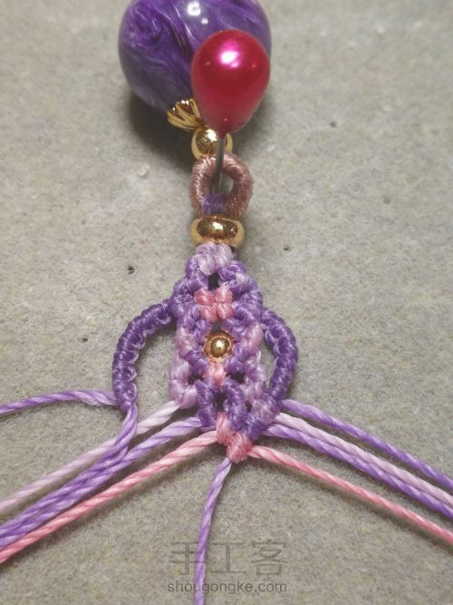 紫龙晶单珠手绳 第31步