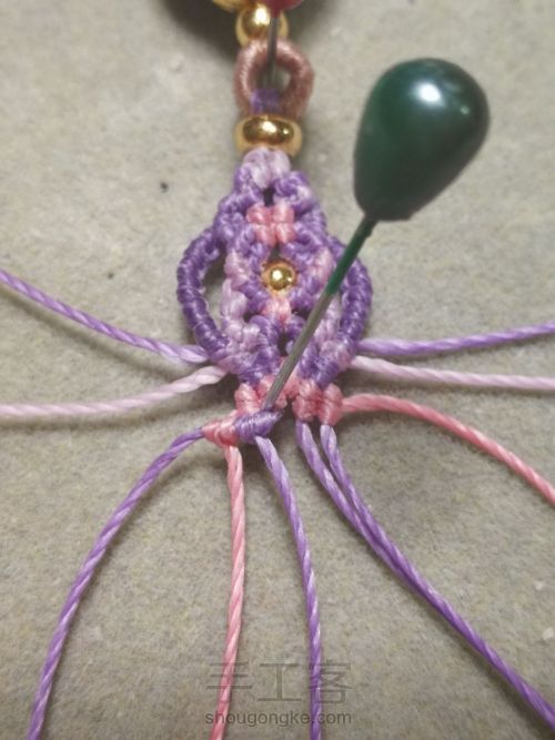 紫龙晶单珠手绳 第34步