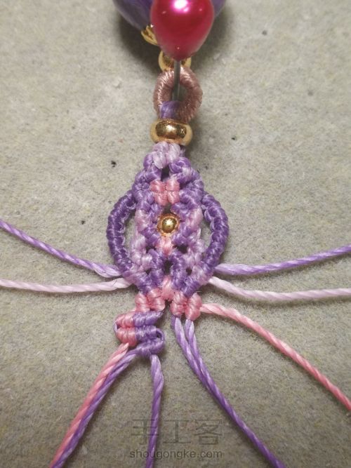紫龙晶单珠手绳 第36步