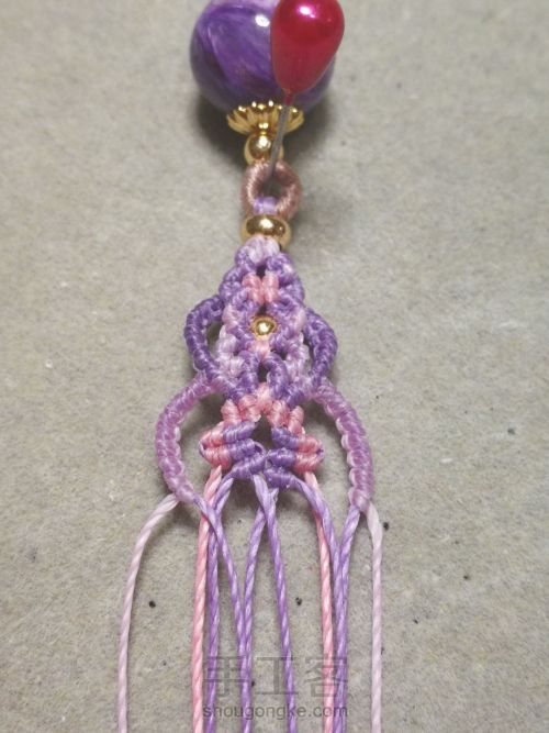 紫龙晶单珠手绳 第38步