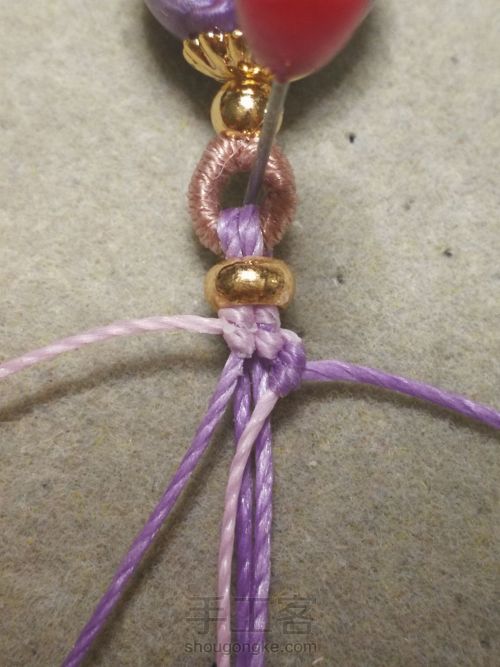 紫龙晶单珠手绳 第7步