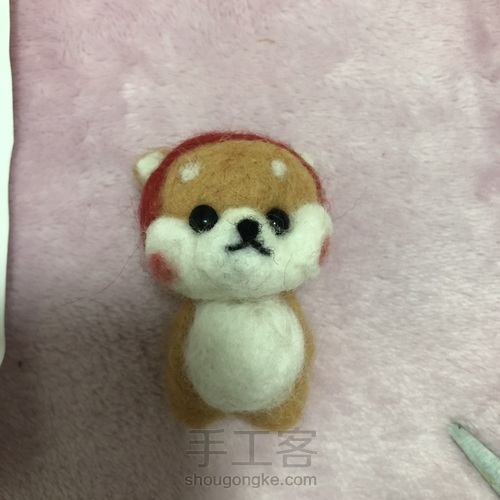羊毛毡！敲可爱 第11步