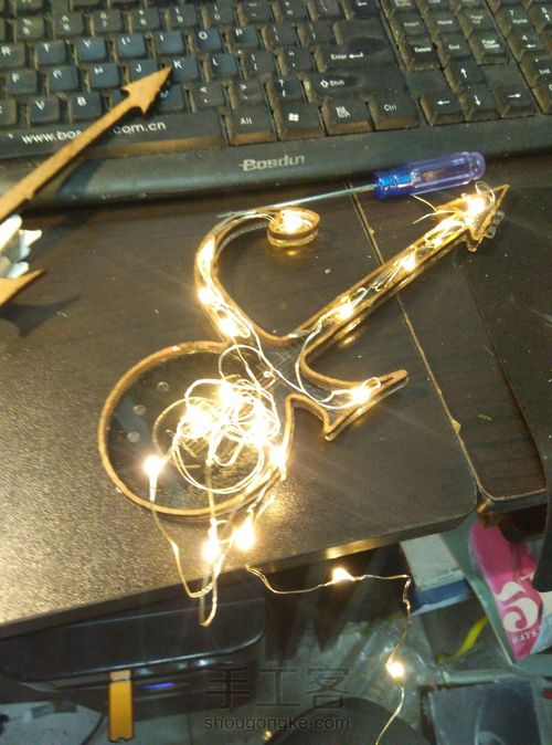 发光吉他灯制作教程 第7步