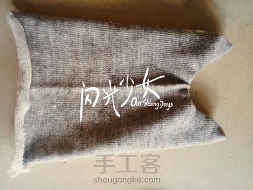 用袜子做龙猫 第5步