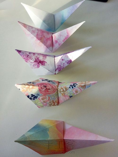 立体五角星 第12步