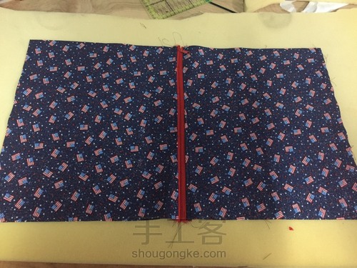 布艺文件袋教程 第2步