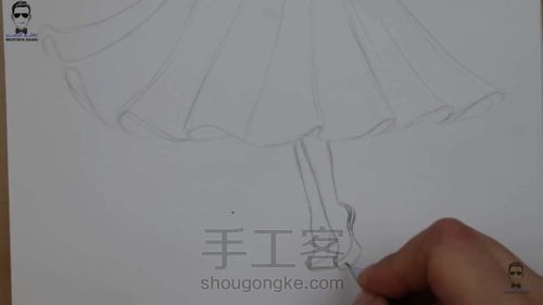 红裙子服装设计基础教程1 第25步