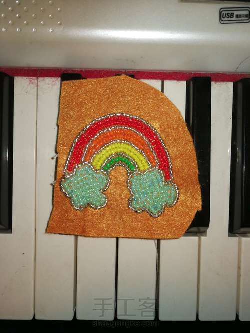 彩虹🌈胸针 第5步