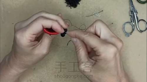 瓢虫胸针 第16步