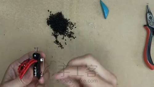 瓢虫胸针 第27步