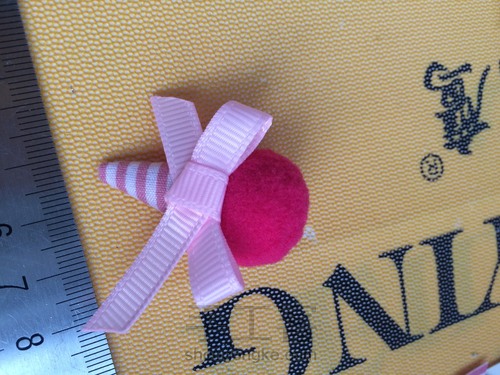 可爱的儿童冰激凌边夹 第13步