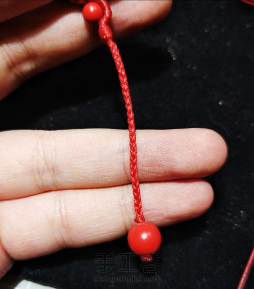 富贵鱼~波浪形手绳 第14步