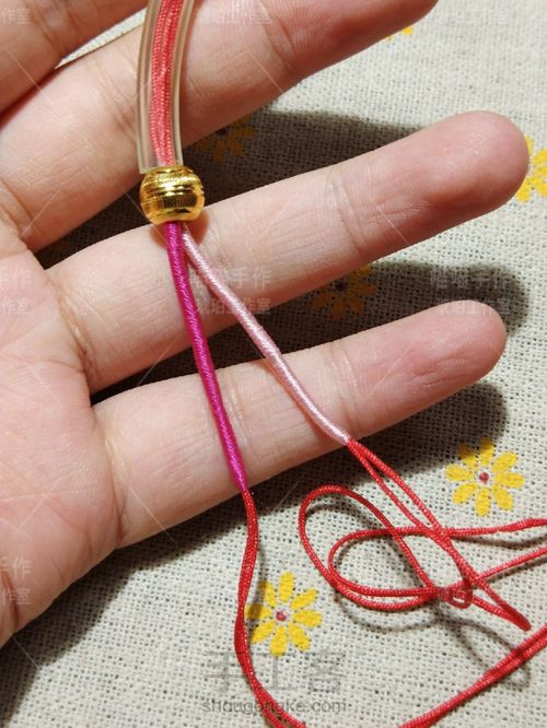 绕线手绳 第4步