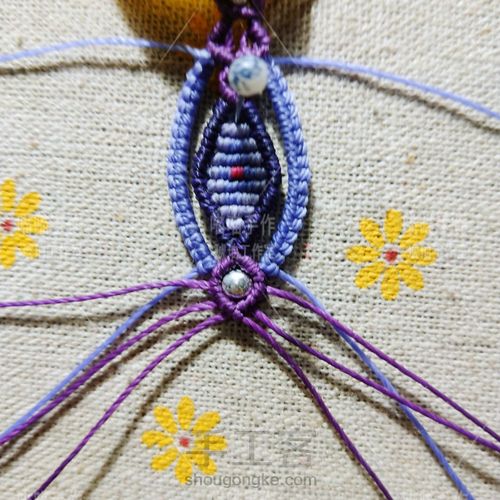 菱香…项链绳 第11步