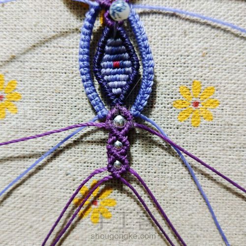 菱香…项链绳 第12步