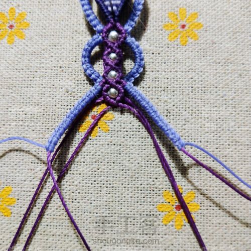 菱香…项链绳 第14步