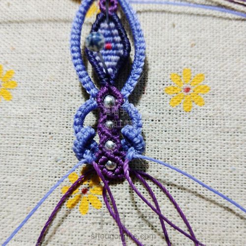 菱香…项链绳 第16步