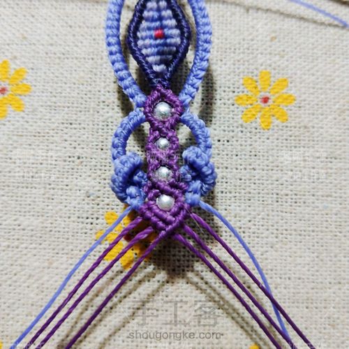 菱香…项链绳 第17步