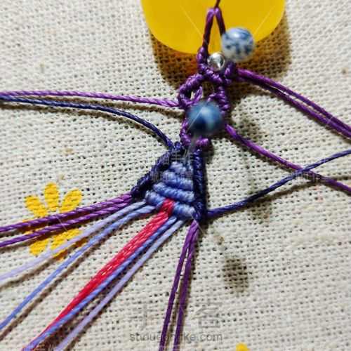 菱香…项链绳 第7步