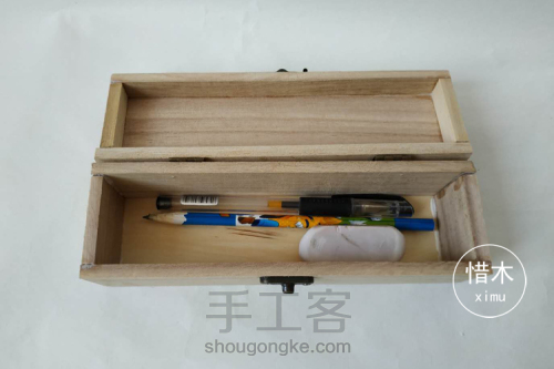 儿童木艺—铅笔盒 第6步