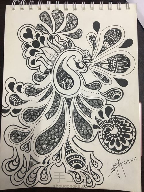禅绕画--静心艺术 第3步