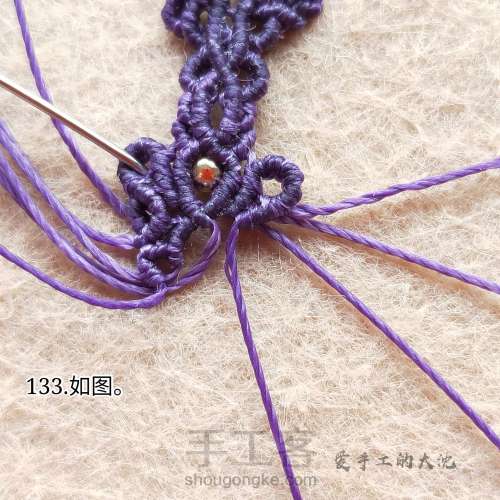 手链编织（三）藤蔓 第138步