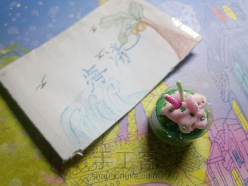 黏土食玩第七弹——甜美抹茶蛋糕 第8步