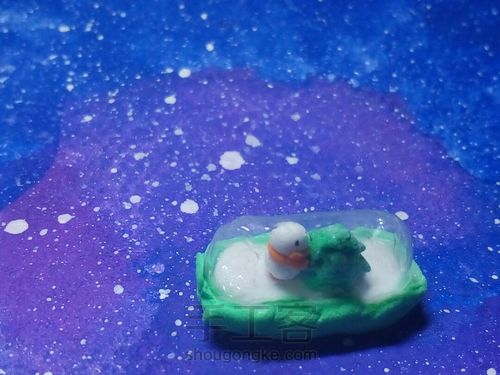 微缩场景第一弹——圣诞节雪人 第13步