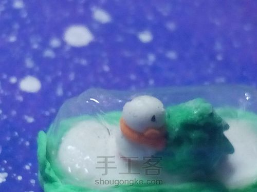 微缩场景第一弹——圣诞节雪人 第14步