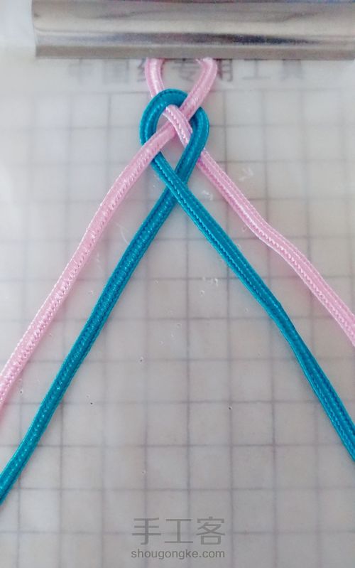 如意扁线发夹 第2步