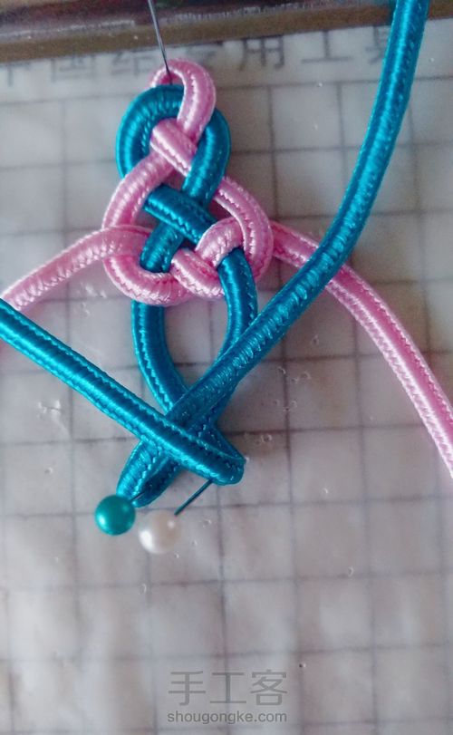 如意扁线发夹 第5步