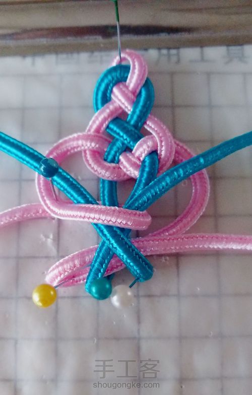 如意扁线发夹 第7步