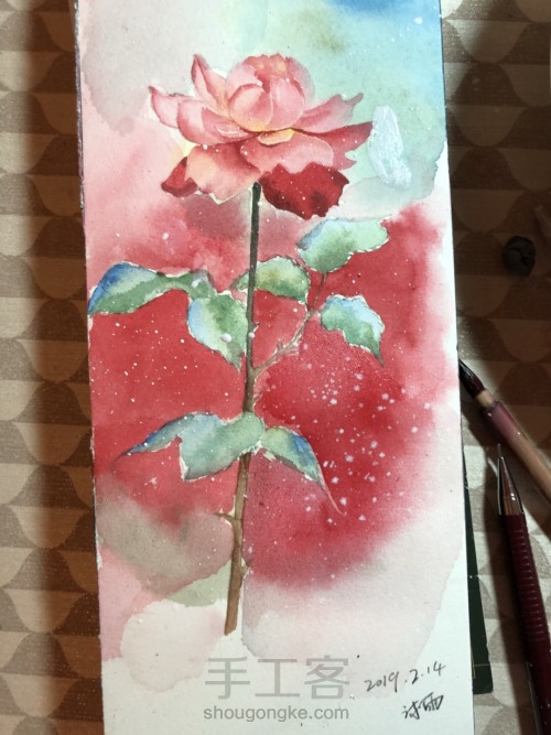 玫瑰是我画来的 爱你是真的 第11步