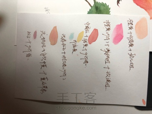 【原创】水彩手绘玫瑰花 第24步