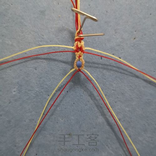 八根线的尾扣 第10步
