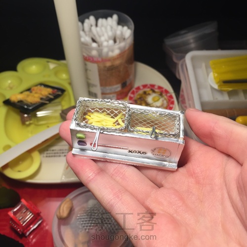 制作炸鸡店油炸炉 第18步