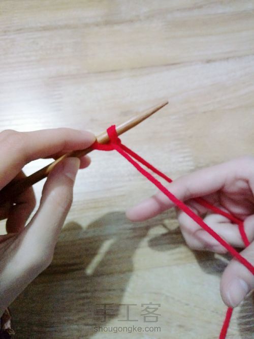 玉编织与麻花的结合花样编织 第11步