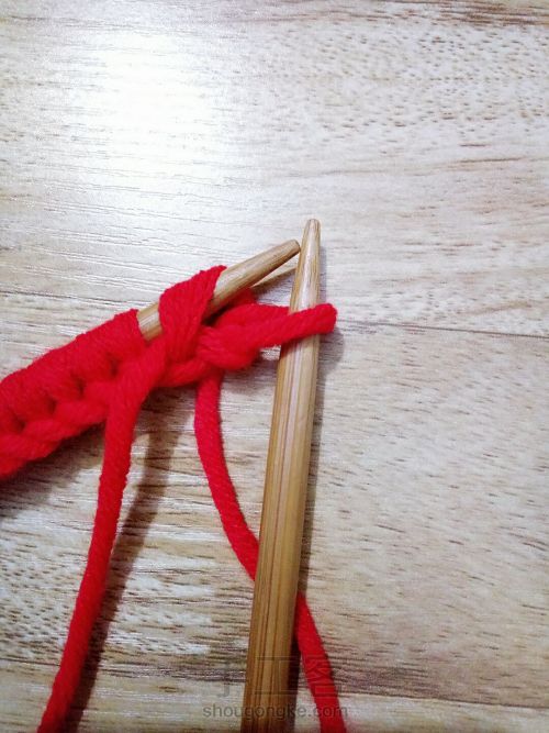 玉编织与麻花的结合花样编织 第15步