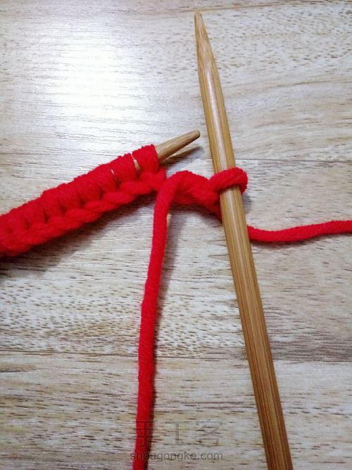 玉编织与麻花的结合花样编织 第16步