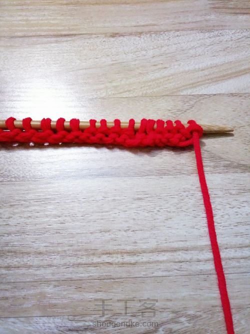 玉编织与麻花的结合花样编织 第24步